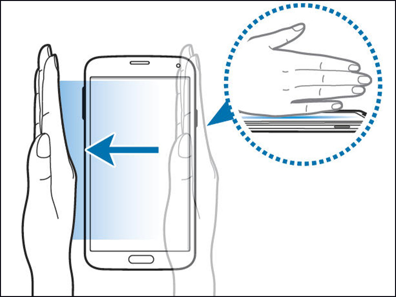 Chụp m&agrave;n h&igrave;nh bằng vuốt b&agrave;n tay